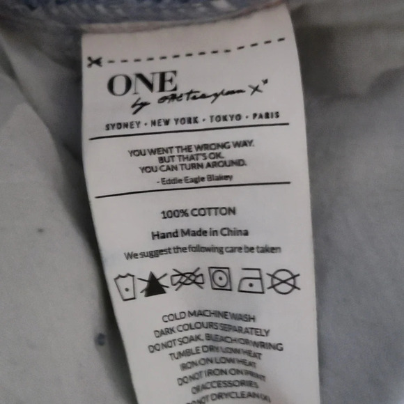 One by One Teaspoon Trashed Freebirds Jeans Size 25 - Picture 5 of 7